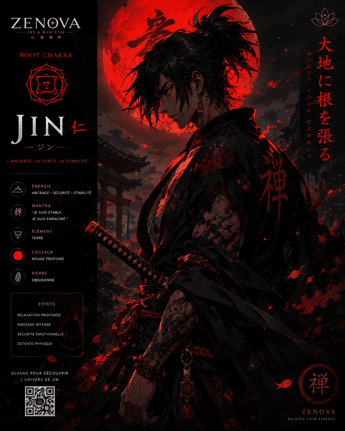 Portrait de JIN, Le Gardien de la Racine